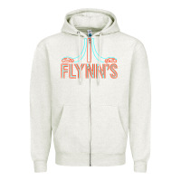 Oatmeal Heather flynns place   tron   1980s Zipper Hoodie - lanVoArt