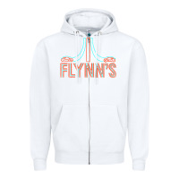 White flynns place   tron   1980s Zipper Hoodie - lanVoArt