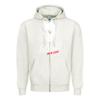 Oatmeal Heather friday the 13th friday i'm in love vintage style horror halloween t sh Zipper Hoodie - lanVoArt