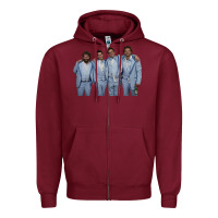 Burgundy the hangover   stu's wedding Zipper Hoodie - lanVoArt