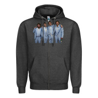 Charcoal Heather the hangover   stu's wedding Zipper Hoodie - lanVoArt