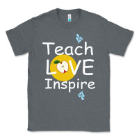 Charcoal Heather teach love inspire Classic Tee - Bettercallsaul