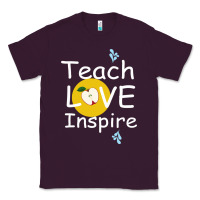 Plum teach love inspire Classic Tee - Bettercallsaul