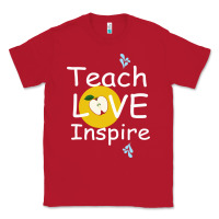Red teach love inspire Classic Tee - Bettercallsaul