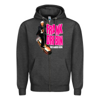 Charcoal Heather frank drebin Zipper Hoodie - lanVoArt
