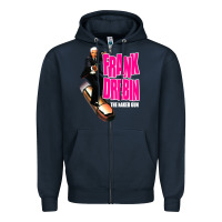 Navy frank drebin Zipper Hoodie - lanVoArt