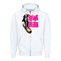 White frank drebin Zipper Hoodie - lanVoArt