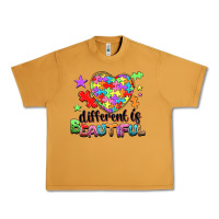 Peanut Butter Different is beautiful Urban Heavy Tee - NancyCooperArtShop