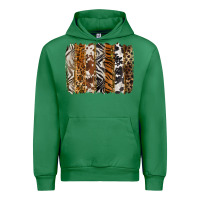 Emerald western animal patterns brushstoke Urban Hoodie - BarkalooDesign