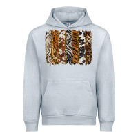 Heather Grey western animal patterns brushstoke Urban Hoodie - BarkalooDesign