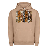 Pigment Burro western animal patterns brushstoke Urban Hoodie - BarkalooDesign