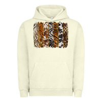 Pigment Pistachio western animal patterns brushstoke Urban Hoodie - BarkalooDesign