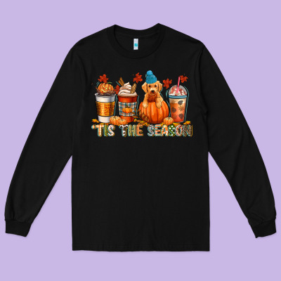 Tis The Season Long Sleeve Tee Designed By Cowgirlartshop