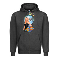 Charcoal Heather not of this earth girls are easy mixup Zipper Hoodie - lanVoArt