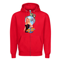 Red not of this earth girls are easy mixup Zipper Hoodie - lanVoArt