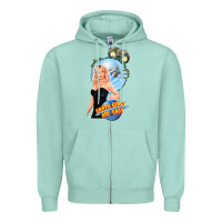 Seafoam not of this earth girls are easy mixup Zipper Hoodie - lanVoArt