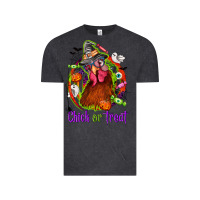 Chick Or Treat Halloween Vintage Tee | Teevron