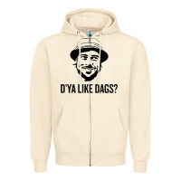 Sandshell snatch   d'ya like dags. Zipper Hoodie - lanVoArt