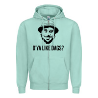 Seafoam snatch   d'ya like dags. Zipper Hoodie - lanVoArt