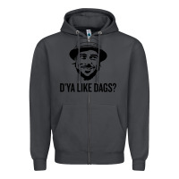 Smoke snatch   d'ya like dags. Zipper Hoodie - lanVoArt