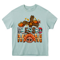 Arona Western Blessed Mom With Cross Heavy Core Tee - BundleAndBundleShop