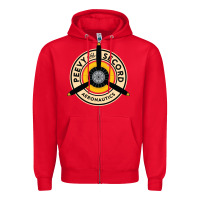Red peevy and secord Zipper Hoodie - lanVoArt