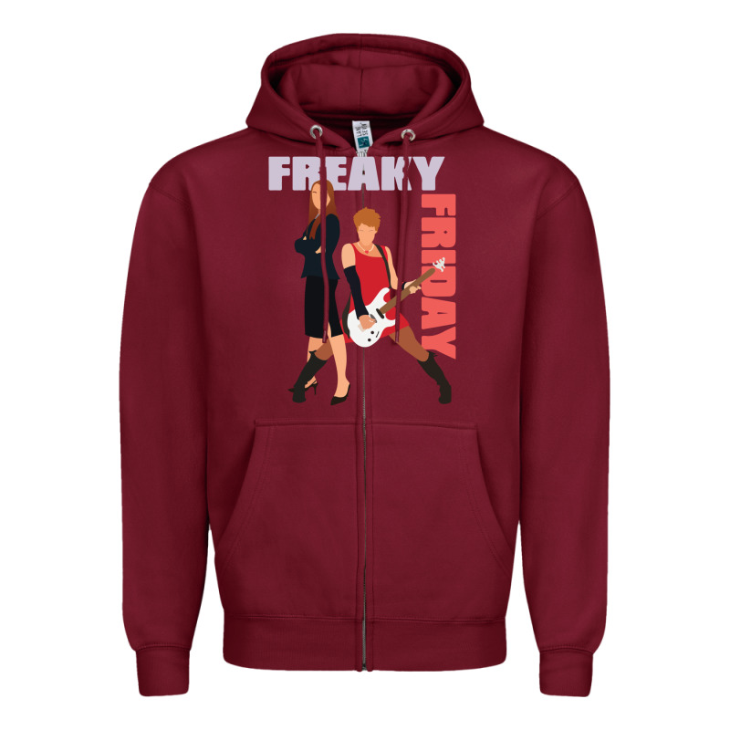 Lindsay Lohan Freaky Friday Zipper Hoodie by lanVoArt | Teevron