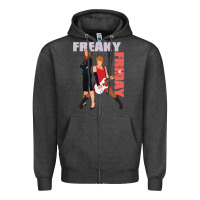 Charcoal Heather lindsay lohan freaky friday Zipper Hoodie - lanVoArt