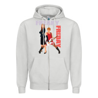 Dove Grey lindsay lohan freaky friday Zipper Hoodie - lanVoArt
