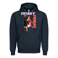 Navy lindsay lohan freaky friday Zipper Hoodie - lanVoArt