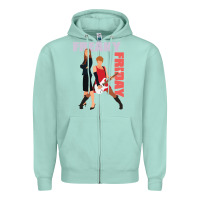 Seafoam lindsay lohan freaky friday Zipper Hoodie - lanVoArt