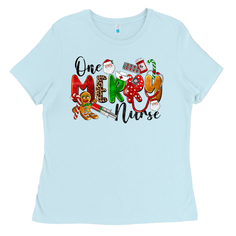One Merry Nurse Ladies Tee by LillyAllenDesigns | Teevron