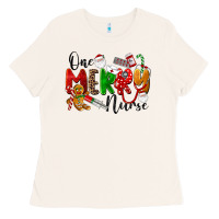 Bone One Merry Nurse Ladies Tee - LillyAllenDesigns