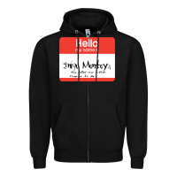 Black hello my name is inigo montoya [princess bride] Zipper Hoodie - lanVoArt