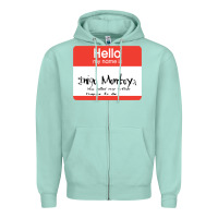 Seafoam hello my name is inigo montoya [princess bride] Zipper Hoodie - lanVoArt