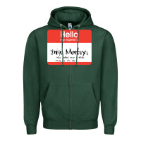 Sports Green hello my name is inigo montoya [princess bride] Zipper Hoodie - lanVoArt