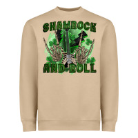 Shamrock And Roll Heavyweight Sweatshirt | Teevron