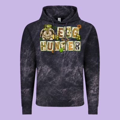 Egg Hunter With Plate Letters Easter Day Vintage Hoodie Designed By Howdyjamesfarm