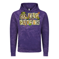 Cloud Purple Egg hunter with plate letters Easter Day Vintage Hoodie - HowdyJamesFarm