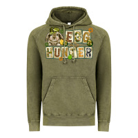 Vintage Olive Egg hunter with plate letters Easter Day Vintage Hoodie - HowdyJamesFarm
