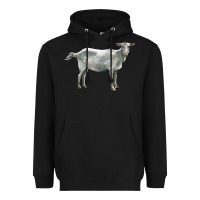 Black saanen goat Heavyweight Hoodie - LillyAllenDesigns