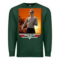 Rooster Topgun Retro Premium Sweatshirt | Teevron