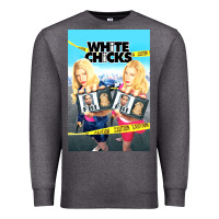 Charcoal Heather white chicks Premium Sweatshirt - lanVoArt