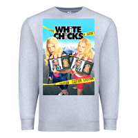 Heather Grey white chicks Premium Sweatshirt - lanVoArt