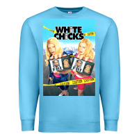 Ocean Blue white chicks Premium Sweatshirt - lanVoArt