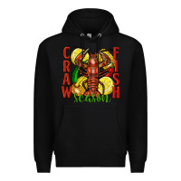 Black crawfish season Premium Hoodie - FaDigitalArtStudio