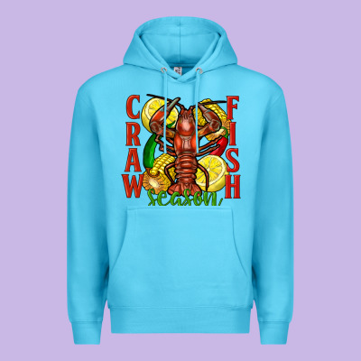 Crawfish Season Premium Hoodie Designed By Fadigitalartstudio