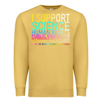 Antique Gold Hot Trend I Support Science Human Rights Public Education Premium Sweatshirt - lanVoArt