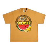 Peanut Butter hello summer watermelon Urban Heavy Tee - JahusDesignShop