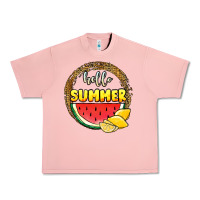 Salmon hello summer watermelon Urban Heavy Tee - JahusDesignShop